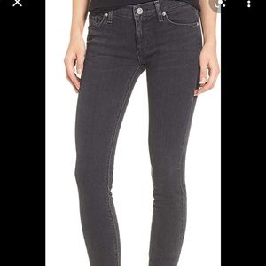 hudson jeans | krista super skinny jeans faded black